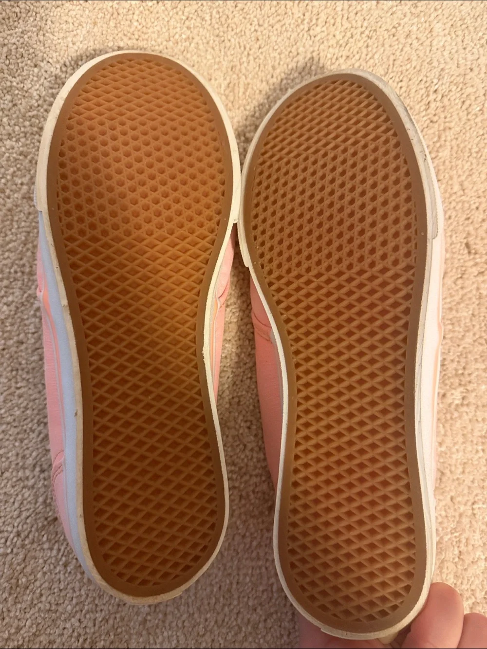 Vans Pink Low-Top Canvas Sneakers